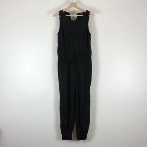 Banana Republic sleeveless utility drawstring elastic waist jogger jumpsuit SZ 4